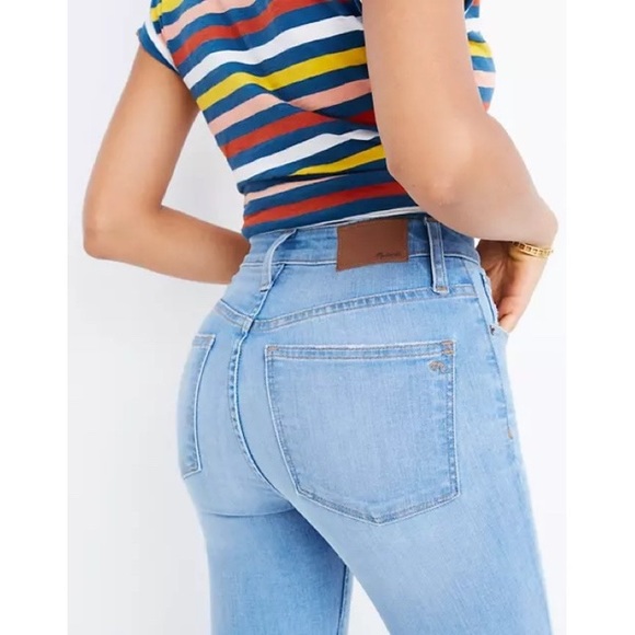 Madewell Curvy High-Rise Skinny Jeans in Ontario Distressed-Hem - Picture 2 of 12